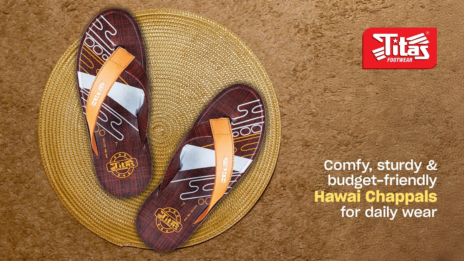Step into Comfort: Best Hawai Chappals for Men by Titas