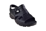 Titas Gents Black Sandal PVC