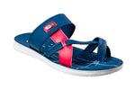 Titas Boys Blue / Red Chappal PU