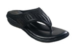 Titas Ladies Black Chappal