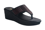 Titas Ladies Black Chappal