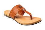 Titas Ladies Tan Chappal (Cs C 230841)