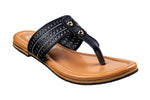 Titas Ladies Black Chappal