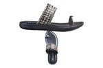 Aeroblu Ladies Gun Metal Chappal PU (Cs Pu C 061 V1)