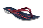 Titas Ladies Red Chappal PU