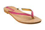 Aeroblu Ladies Pink / Gold Chappal PU