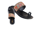 Aeroblu Ladies Black Chappal PU (Cs Pu C Prt9)