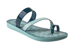 Flite Ladies T. Blue / P. Green Chappal PU