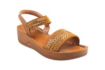 Aerowalk Ladies Tan Sandal PU