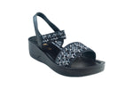 Aerowalk Ladies Black Sandal PU