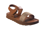 Aerowalk Ladies Tan Sandal PU