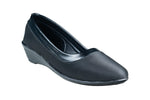 Titas Black Wedge Heel Casual Shoe for Women
