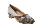 Titas Ladies Golden Wedding Shoe