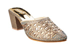 Titas Ladies Golden Wedding Chappal