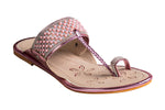 Titas Ladies Light Pink Wedding Chappal