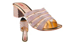 Titas Ladies Golden Wedding Chappal (Cs W 250202)