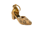 Titas Ladies Golden Sandal