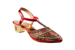 Titas Ladies Maroon Wedding Sandal
