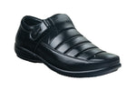 Action Gents Black Sandal