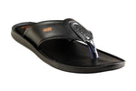 VKC Pride Gents Black Chappal PU