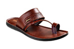 VKC Pride Gents Brown Chappal PU