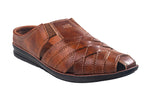 VKC Pride Gents Tan Chappal PU