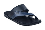 Titas Gents Black / Blue Chappal