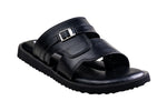 Titas Gents Black Chappal