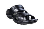 Michael Angelo Gents Black Chappal (Gs C Ma 2713)