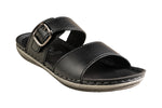 Puntoblu Gents Black Chappal PU