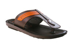 Aeroblu Gents Brown Chappal PU