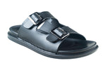 Puntoblu Gents Black Chappal PU