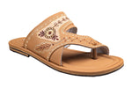 Titas Gents Beige Wedding Chappal