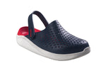 Solethreads Boys Navy / Red Sandal EVA