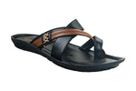 Welcome Gents Black Chappal PU