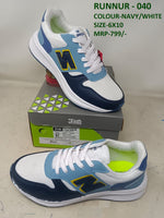 Runnur-040 - Navy/White