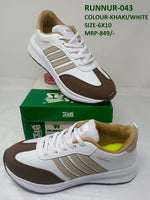 Runnur-043 - Khaki / White