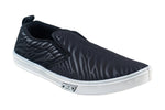 Titas Gents Black Wave Canvas Shoe