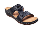 Senorita Ladies Black Chappal