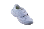 Titas Boys Velcro White School Shoe (12 years and above)