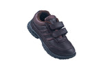 Titas Boys Velcro Brown School Shoe (4 Years-9 Years Kids)