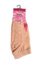 Young Wings Ladies Low Ankle Thumb Lt. Skin Socks
