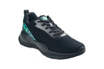 Campus Gents Black / T. Blue Sports Shoe