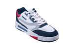 Lakhani Gents White/Navy/Red Sports Shoe