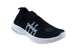 Strap On Girls Black / Teal Sports Shoe