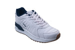 Lakhani Gents White / Navy Sports Shoe