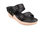 Trendz Ladies Black Chappal