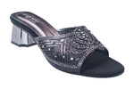 Trendz Ladies Black Chappal (Trnz C D250307)