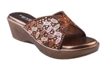 Trendz Ladies Brown Chappal (Trnz C D250309)