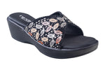 Trendz Ladies Black Chappal (Trnz C D250310)